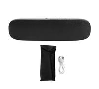 Cuifati Under Pillow Speaker Bluetooth for Sleeping, Portable Bluetooth Speaker with Bone Conduction, White Noises, 300mAh Silent Sleep Bar, Auto Timer, Memory Card Support (Black)