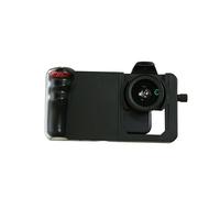 Cuifati Universal BT Phone Grip, Handheld Stabilizer with Wide Angle Macro Lens for Universal Smartphones, 1/4 Inch Screw Mounts and Cold Shoe Slot