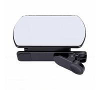 Cuifati Universal Phone Camera Mirror Clip Kit, Premium Glass Reflection Mirror for Smartphone Photography, with Adjustable Clip for Horizontal Vertical Filming Live Streaming and (Black)