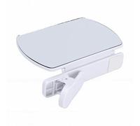 Cuifati Universal Phone Camera Mirror Clip Kit, Premium Glass Reflection Mirror for Smartphone Photography, with Adjustable Clip for Horizontal Vertical Filming Live Streaming and (White)