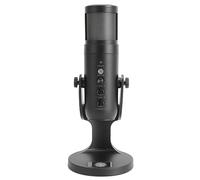 Cuifati USB Condenser Microphone for Recording Live Gaming Streaming with Gain Control, Excellent Sound Quality, Real Time Monitoring, Plug & Play for PC Computer, Heart Shaped
