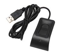 Cuifati USB Fingerprint Reader for Wins Hello, Fingerprint Key Reader 10 Fingers Capacity 360° Auto Identification Easy Operation Login Key for Computer