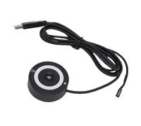 Cuifati USB Fingerprint Reader, Full Angle Recognition Biometric Fingerprint Scanner with External Power Key, Store Up to 10 Unique Fingerprints, for Family, Work Places