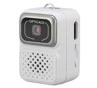 Cuifati Vintage Mini Digital Camera, Keychain Camera 1080P HD with 2MP Lens, Portable Retro Point and Shoot Compact Small 1080P FHD Video Vlogging Camera (White)