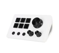 Cuifati Visual Keyboard, 6 Keys LCD Custom Buttons, Programmable Keyboard for OBS, Twitch, PC & Mac (White)