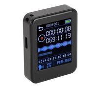 Cuifati Voice Recorder, One Key Recording Intelligent Noise Reduction with Auto Save Timed MP3 Player Function, for Daily Use Meetings Lectures (8GB)