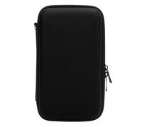 Cuifati Water Resistant Carrying Case for New 2DS XL 2DS LL New 3DS 3DS, Hard Shell Travel Bag with 8 Game Slots, Portable Console Protective Pouch for Gaming on the Go (Black)