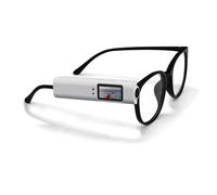 Cuifati Wearable Video Camera, 2.7K Light Head Mounted Camera Glasses, 110° Wide Angle Lens Compatible with Action Cam, POV Smart Glasses for Travelers Business
