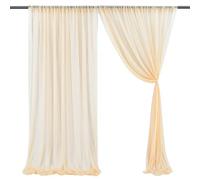 Cuifati Wedding Background Curtain Romantic Pure Draping for Elegant Screen on Wedding Celebration for Celebration (4)