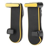 Cuifati Wireless Continuous Gamepad for Tablet PC, Four Fingers Controller, Spring Telescopic Joystick for IOS, Full Protection Comfort Grip (Yellow)