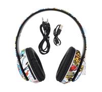 Cuifati Wireless Headset with Noise Reduction, Deep Bass, Long Battery Life, Wired Mode, Bluetooth 5.0 Headphones for Universal Connectivity
