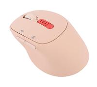 Cuifati Wireless Mouse with Bluetooth, AI Smart Mouse with Voice Typing Translation, Built in Microphone, Rechargeable, Quiet, Ergonomic, for Laptop Computer PC (Light Pink)