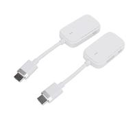 Cuifati Wireless Transmitter Receiver, Real Time Screen Mirroring and Extension, Dual Mode for Work and Entertainment, Support 8 Transmitters to 1 Receiver, Low Latency 6ms, 50m