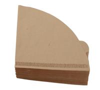 Cuifati Wood Pulp Coffee Filters Cone for Drip Coffee Maker, 100 Pcs Soft Texture Filter Papers for Improved Taste, Eco-Friendly, Wide Applicability for Home Office Travel (V01 Unbleached 100pcs)
