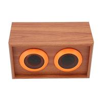 Cuifati Wooden HiFi Speaker, Passive Wooden Treble Speaker with Power Up to 35W, 6Ω, Compact and Portable for Music Enjoyment, Pure Treble Sound, 160x90x76mm (Wood Grain)
