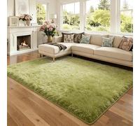 CUIMEI Anti Slip Rug 100 x 270 cm, Modern, Classical Design, Rectangular, Foldable, 100% Polyester, Warm, for Kids Room Vintage Design Rugs for Bedroom, Fruit green