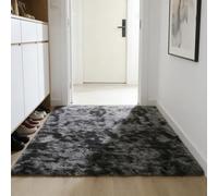 CUIMEI Area Rugs Heavy Dense Pile 120 x 235 cm, Modern, Classical Design, Rectangular, Foldable, 100% Polyester, Warm, for Kids Room Rugs Kids Durable Area, Dark Grey