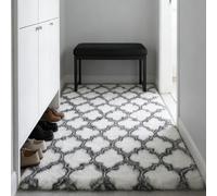 CUIMEI Area Rugs Large 190 x 260 cm, Non-Slip, Anti Fatigue, Durable and Versatile, Multiple Colour Size Options, for Lounge Fluffy Modern Floor Rugs, Grid