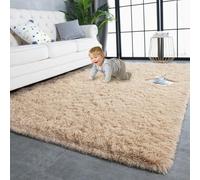 CUIMEI Area Rugs Large 50 x 60 cm, Modern, Classical Design, Rectangular, Foldable, 100% Polyester, Warm, for Kids Room Rugs Living Room Runner Modern, Light beige