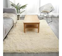 CUIMEI Rugs Kitchen Room 70 x 330 cm, Soft Touch Thick Pile, Quality Dense Pile, 4 Cm Thick Area Rugs, Fluffy, for Living Room Shaggy Soft and Elegant, Cream Color