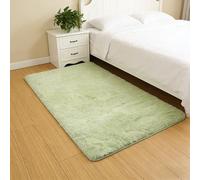 CUIMEI Rugs Living Room Small 100 x 210 cm, Non-Slip, Anti Fatigue, Durable and Versatile, Multiple Colour Size Options, for Lounge Quality Living Room Bedroom Rug, Light Green