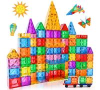 CUIOLTOY Magnetic Building Blocks for Kids 95 Pieces, Construction Magnet Toys 3 4 5 6 7 8 Ages Toddlers Magnetic Tiles Learning, Magnet Blocks Toys Ideal Birthday for Boys and Girls