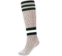 Cuir Craft Mens Bavarian Oktoberfest Causal Lederhosen Socks Pairs White & Brown Mix 2 Pieces