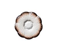 CUISGOR Ceramic Dinner Plates 9-inch Chinese Ceramic Dumpling Plate, Household Special with Vinegar Dish, Hotel, Commercial Stewed Platter Dipping Sauce Shrimp Dining Plates(B-9 in)