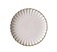 CUISGOR Ceramic Dinner Plates Plate Ceramic Household Dishes Breakfast Lunch Dinner Afternoon Tea Steak Household Commercial Kitchen Fruit Tray Dining Plates(005)