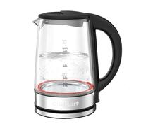 Cuisinart 1.5L Glass Kettle | 3KW Rapid Boil| Cool Touch | BPA-Free | Non-Drip Spout | 360° Swivel Base | Auto Shut-Off | One-Cup Marking | Touch Screen