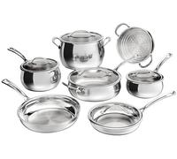Cuisinart 12-Piece PureClad™ Triple-Ply Stainless Steel Cookware Set, PCT-12