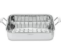 Cuisinart 16-Inch Roaster, Chef's Classic Rectangular Roaster with Rack, Stainless Steel, 7117-16URP1
