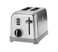 Cuisinart 2 slice toaster, Wide slots, ideal for thick bread and bagels, 6 browning levels plus defrost, Wide slots, High lift lever, Matching kettle available, Frosted Pearl