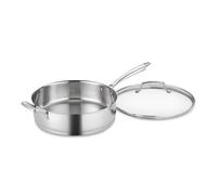 Cuisinart 3-Quart Saute Pan w/Helper & Cover Stainless Steel