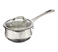 Cuisinart 419-14 Contour Stainless 1-Quart Saucepan with Cover Cookware, Stainless Steel, Silver