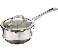 Cuisinart 419-14 Contour Stainless 1-Quart Saucepan with Cover Cookware, Stainless Steel, Silver