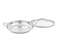 Cuisinart 425-30D Everyday Pan with Lid, Stainless Steel, 12 Inch Contour Cookware, Silver