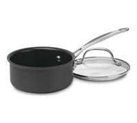 Cuisinart 619-14 Chef's Classic Nonstick Hard-Anodized 1-Quart Saucepan with Cover Aluminum, Stainless Steel and Black