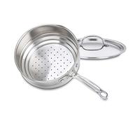 Cuisinart Chef's Classic Centimeter Universal Steamer with Cover, 7116-20 Stainless-Cookware-Collection, Stainless Steel, 20-cm