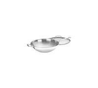 Cuisinart 14-Inch Stir-Fry Pan, Helper Handle and Glass Cover, Chef's Classic Stainless Steel, 726-38H