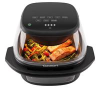 Cuisinart ClearView™ Air Fryer I Total Visibility - 280° viewing windows I PFAS Free I 8.5L Family Size I 8-in-1 Air Fry, Roast, Grill, MaxCrisp, Dehydrate, Pizza, Recrisp, Keep Warm I 230°C max temp