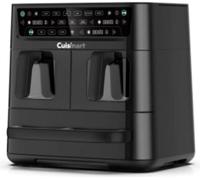 Cuisinart Tri Zone 13.6L Air Fryer & Oven | PFAS-Free | XXXL capacity | 3 Independent Cooking Zones | Dual 4.3L Air Frying Baskets + 5L Oven Drawer | 9-in-1 Cooking Functions | Sync+Match Cook