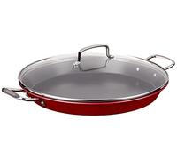 Cuisinart ASP-38CR 15-Inch Paella Pan with Lid, Red
