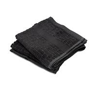 Cuisinart Professional Sculpted Tea Towel Charcoal Bamboo, 40 x 70cm - Pack of 2