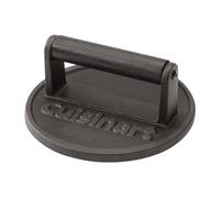 Cuisinart Cast Iron Smashed Burger Press | Heavy Duty Burger Smasher with Heat Resistant Handle | 17cm Grill Press for Burgers, Me