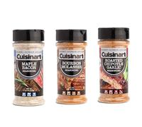 Cuisinart CGSS-335 BBQ Grill Spice Assortment Pack of 3 (Bourbon Molasses, Maple Bacon, Roasted Chipotle Garlic)
