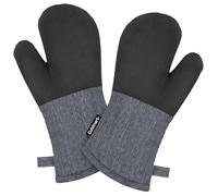 Cuisinart Chambray Kitchen Oven Mitts, Heat-Resistant, 2-Pack, 7"x13"