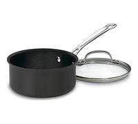 Cuisinart Chef's Classic 1.5 Litre Non Stick Anodised Saucepan with Lid, Black