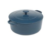 Cuisinart Chef's Classic Enameled Cast Iron Round Covered Casserole (Provencial Blue 7- Quart)