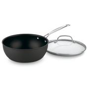 Cuisinart Chef's Pan, hard-anodized_aluminum, Black, 18.3" x 9.4" x 5.9"